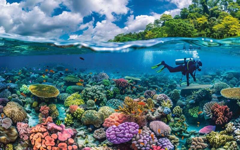 images of the great barrier reef, Gold Coast water activities, July 2024, Australia