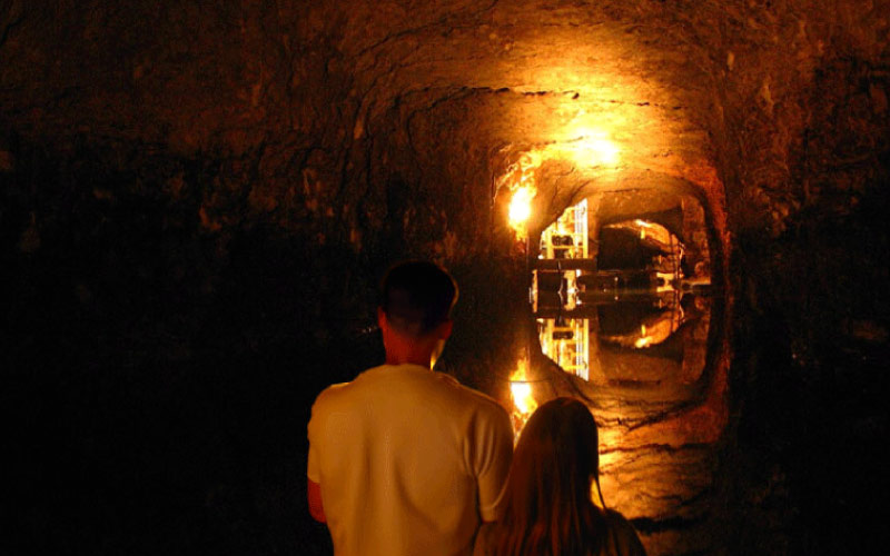 man touring the Fremantle Prison, spooky adventure, September 2024, Australia