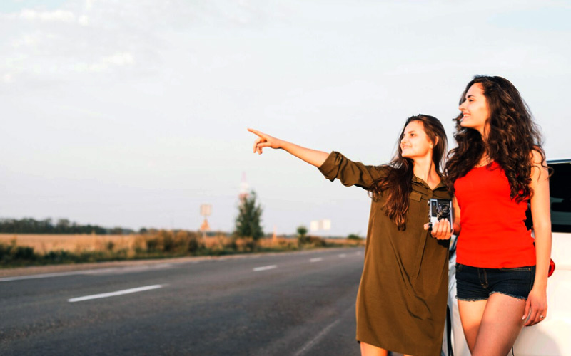 girls on a road trip, safe travels, December 2024, Australia